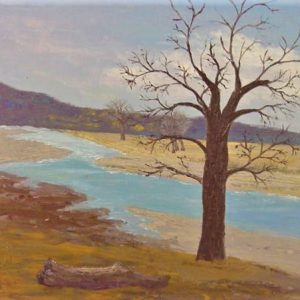 Blue River by Viola Smith - Oil/Canvas 20"x16" Original 1968
