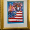 God Bless America II by the Artist Peter Max