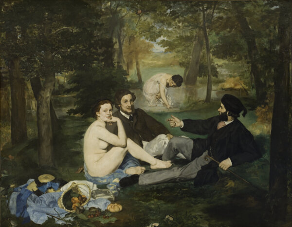 Edouard Manet-Luncheon on the Grass